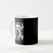 Mug Santa Christmas Funny Cat Taking Selfie Racoon Xma (Devant gauche)