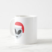 Mug santa claus alien emoji (Devant gauche)