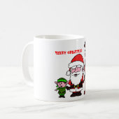 Mug Santa Claus and Reindeer (Devant gauche)