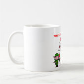 Mug Santa Claus and Reindeer (Gauche)