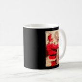 Mug Santa Claus And Snowman In Snowfall  (Devant droit)