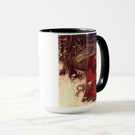 Mug Santa Claus Arthur Rackham (Devant droit)