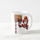 Mug Santa Claus Basketball Player Christmas Xmas (Devant droit)