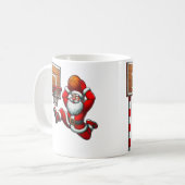 Mug Santa Claus Basketball Player Christmas Xmas (Devant gauche)
