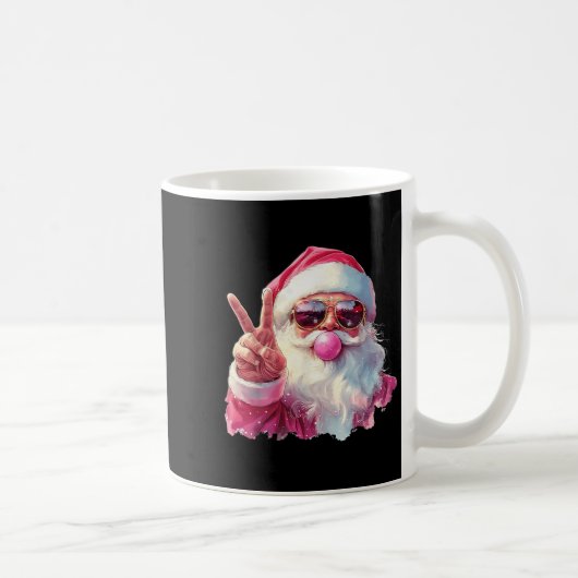 Mug Santa Claus Blowing Bubble Gum Nk Sungles Christma (Droite)