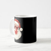 Mug Santa Claus Christmas Blowing Bubble Gum And Sungl (Devant gauche)