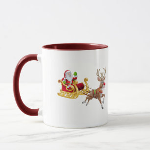 Mug Santa Claus en traîneau