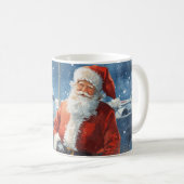 Mug Santa Claus est à l'aéroport (Devant droit)