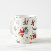 Mug Santa Claus est à l'aéroport (Devant gauche)