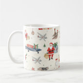 Mug Santa Claus est à l'aéroport (Gauche)