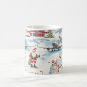 Mug Santa Claus est à l'aéroport (Centre)
