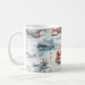 Mug Santa Claus est à l'aéroport (Gauche)