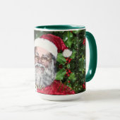 Mug Santa Claus & Holly Noël Conception II (Devant droit)