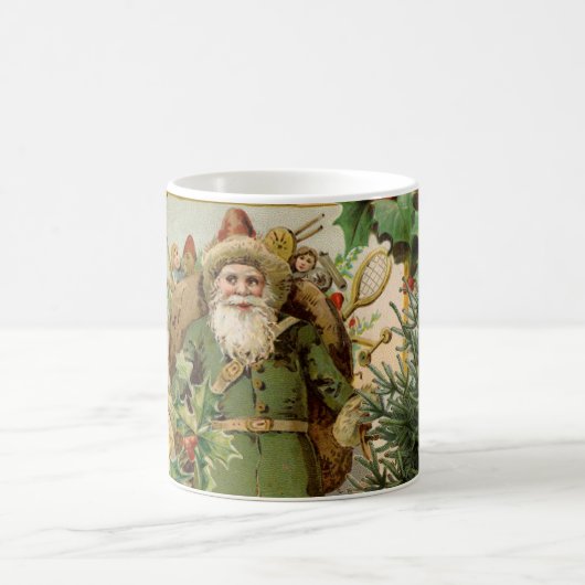 Mug Santa Claus Noël Antiquité Belle Art (Centre)