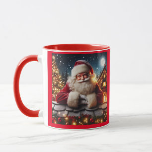 MUG SANTA CLAUS NOËL CUTE CAFÉ MUSIQUES