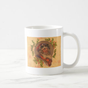 Mug Santa Claus Noël Portrait Vintage