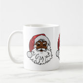Mug santa claus noir (Gauche)