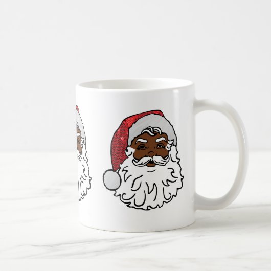 Mug santa claus noir (Droite)