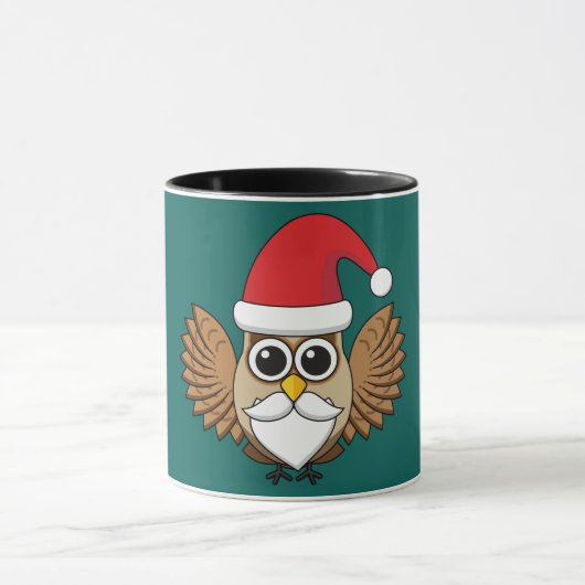 Mug Santa Claus Owl (Centre)