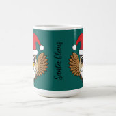 Mug Santa Claus Owl | Ajouter votre nom (Centre)