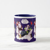 Mug SANTA CLAUS, PETITE ANGEL & MERLIN Noël Party (Centre)