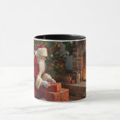 Mug Santa Claus placing presents under the tree (Centre)
