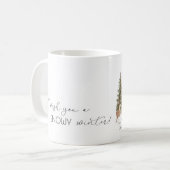 Mug Santa Claus, Sleigh, Présents Noël de forêt (Devant gauche)