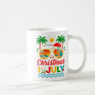 Mug Santa Claus Sungles Beach Noël En Juillet Hommes D