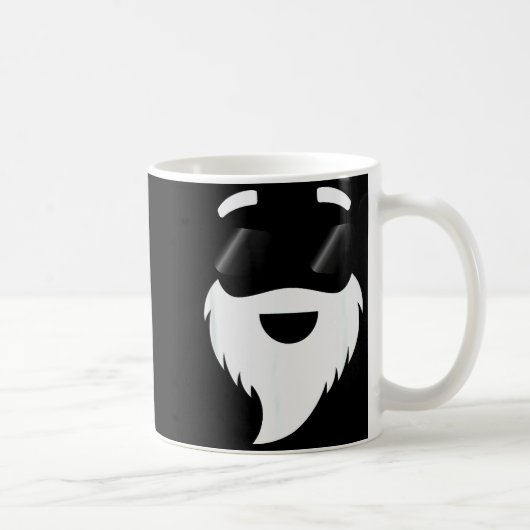 Mug Santa Claus Sungles Funny Hipster Christmas Appare (Droite)