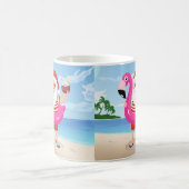 Mug Santa Claus with flamingo (Centre)