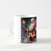 Mug Santa Clause Joyeux Noël Bonne année (Devant gauche)