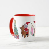Mug Santa Clause  Mok (Voorkant links)