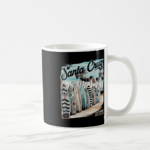 Mug Santa Cruz Hommes Femmes Californie Rétro Coucher 