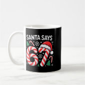 Mug Santa dit 67 Six Seven Meme Noël Gen Alpha B (Gauche)