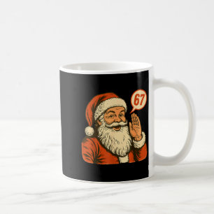 Mug Santa dit 6 7 Six Seven Gen Z Alpha Meme Langage d