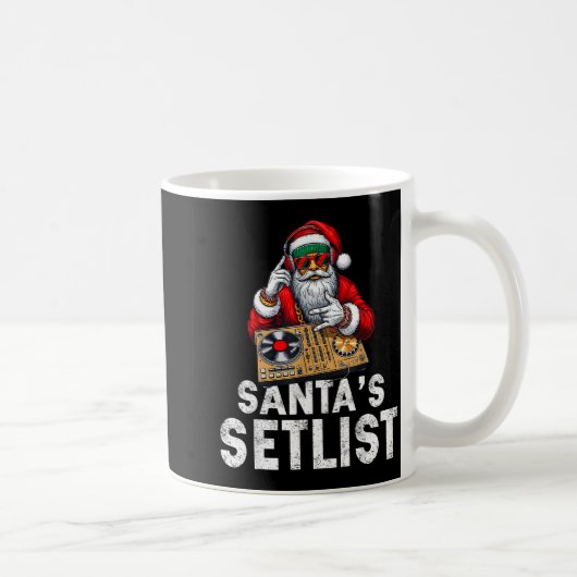 Mug Santa Dj Musician Santa’s Setlist House Music (Droite)
