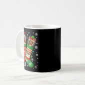 Mug Santa Elf Chinese Crested Dog In Christmas Socks M (Devant gauche)