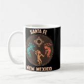 Mug Santa Fe New Mexico Kokopelli Vacation Souvenir (Gauche)