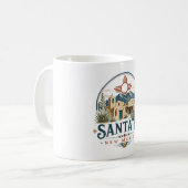 Mug Santa Fe Nouveau-Mexique Architecture Adobe Sud-Ou (Devant gauche)
