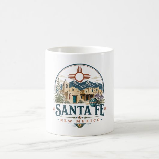 Mug Santa Fe Nouveau-Mexique Architecture Adobe Sud-Ou (Centre)
