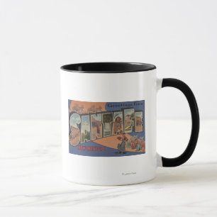 Mug Santa Fe, Nouveau Mexique - grandes scènes de