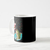 Mug Santa Fishing Lure B Fish Christmas Pajamas Boy To (Devant gauche)