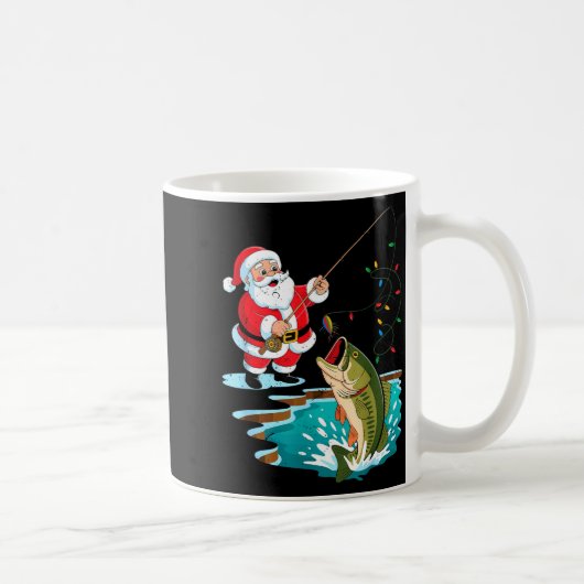 Mug Santa Fishing Lure B Fish Christmas Pajamas Boy To (Droite)