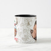 Mug  Santa Hat Basketball Reindeer Christmas Fun Sport (Centre)