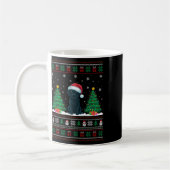Mug Santa Hat Black Labrador Chien Xmas L'arbre s'illu (Gauche)