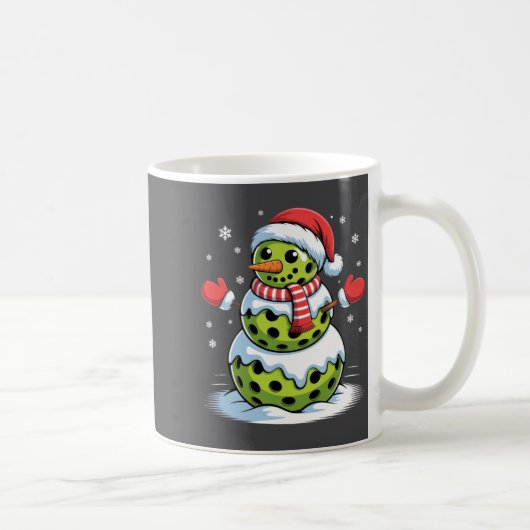 Mug Santa Hat Ckleball Snowman Christmas Men Women Kid (Droite)