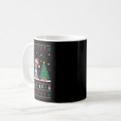 Mug Santa Hat Havanais Chien de Noël Lumières de l'arb (Devant gauche)