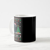 Mug Santa Hat Newfoundland Dog Xmas Tree Lights S (Devant gauche)