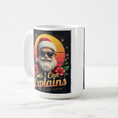 Mug Santa I Can Explain Christmas (Devant gauche)