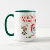 Mug Santa is Coming (Gauche)